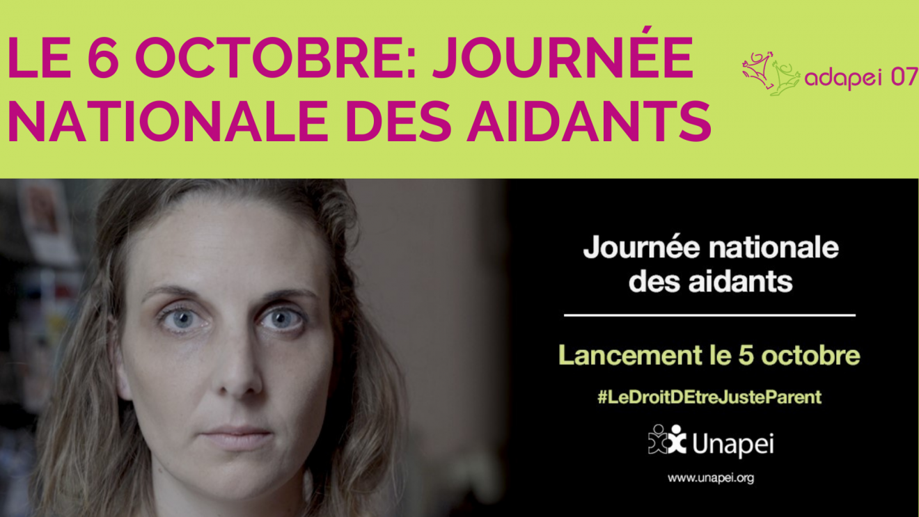 6 octobre : Journée nationale des aidants – Adapei 07 Ardèche